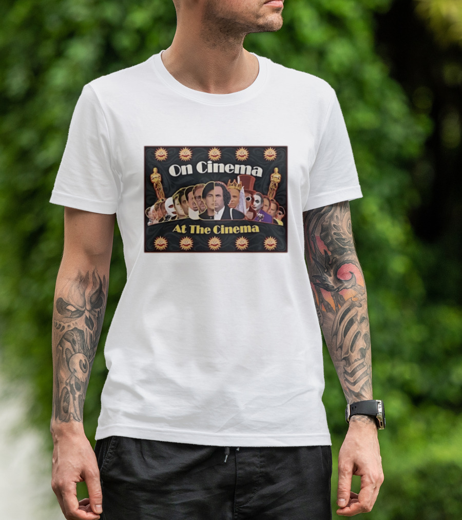 On Cinema At The Cinema Tim Heidecker Gregg Turkington Oscar Iconic Film Characters T-Shirt