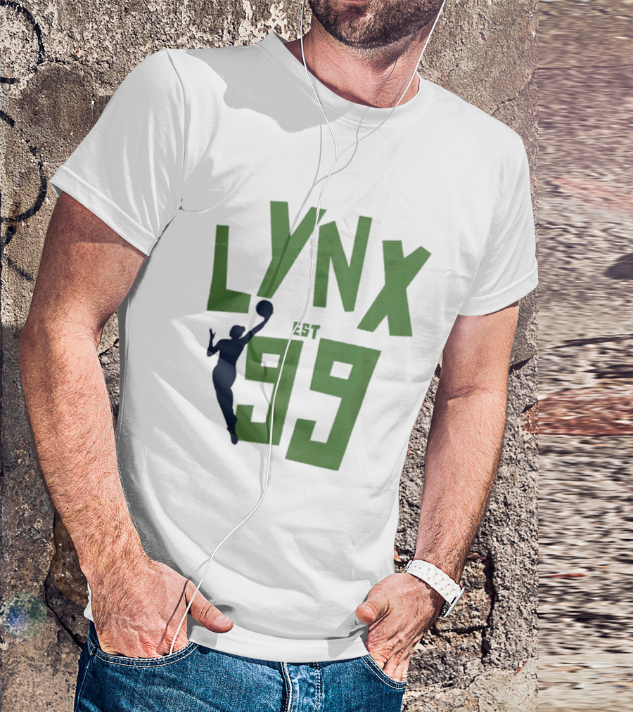 Playa Society Minnesota Lynx Est 99 Basketball Jumper T-Shirt