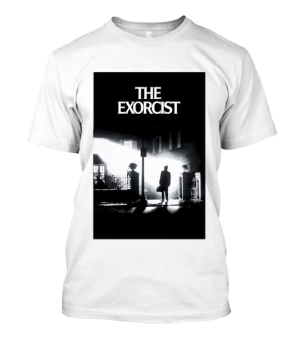 The Exorcist Iconic Horror Movie Walking Man Shadow Scene T-Shirt