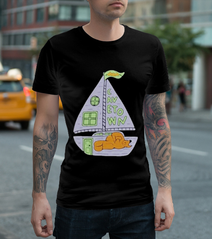 Cavetown Running With Scissors 2026 USA Tour Sail Boat T-Shirt