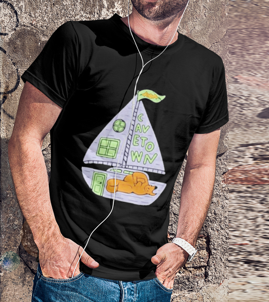 Cavetown Running With Scissors 2026 USA Tour Sail Boat T-Shirt