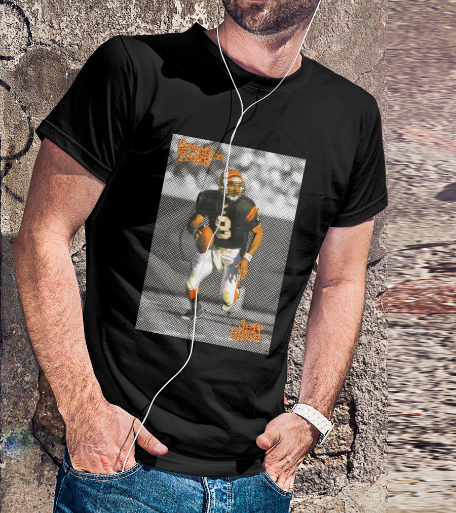 Jeff Blake Eye Of The Tiger Cincinnati Bengals Football QB T-Shirt