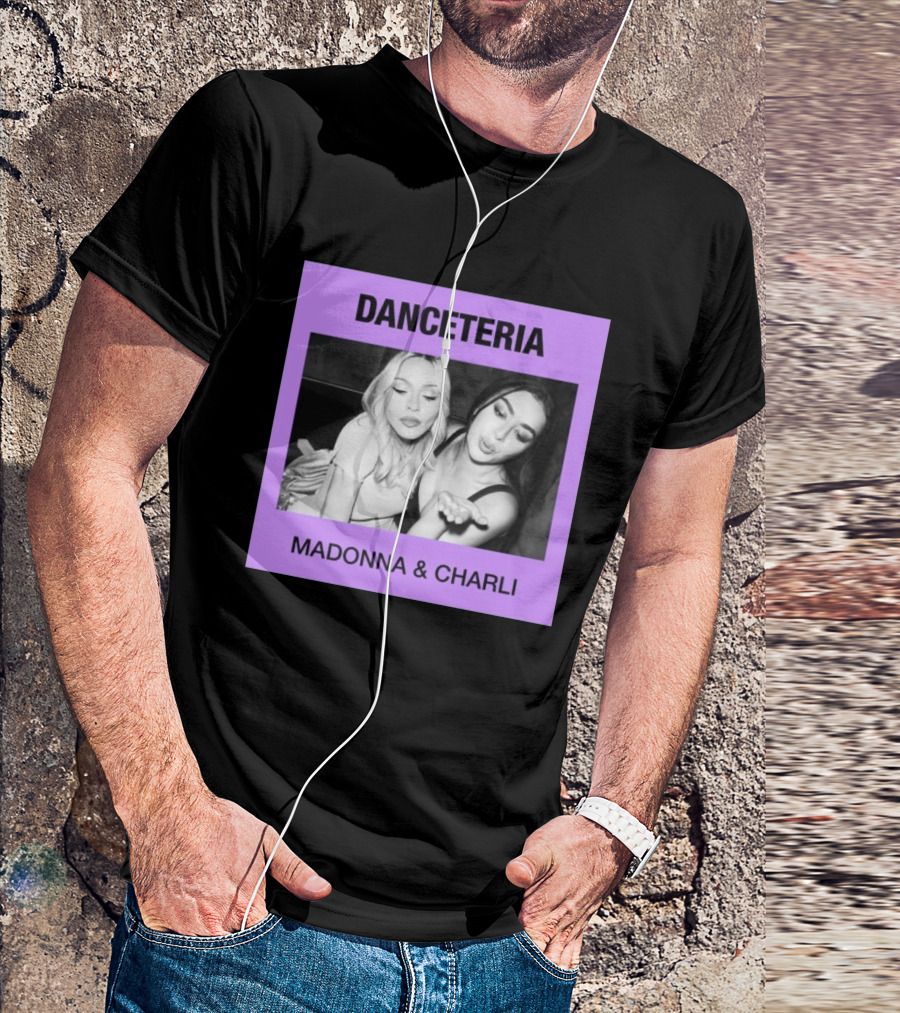Danceteria Madonna & Charli Nostalgia 80s Club Scene T-Shirt