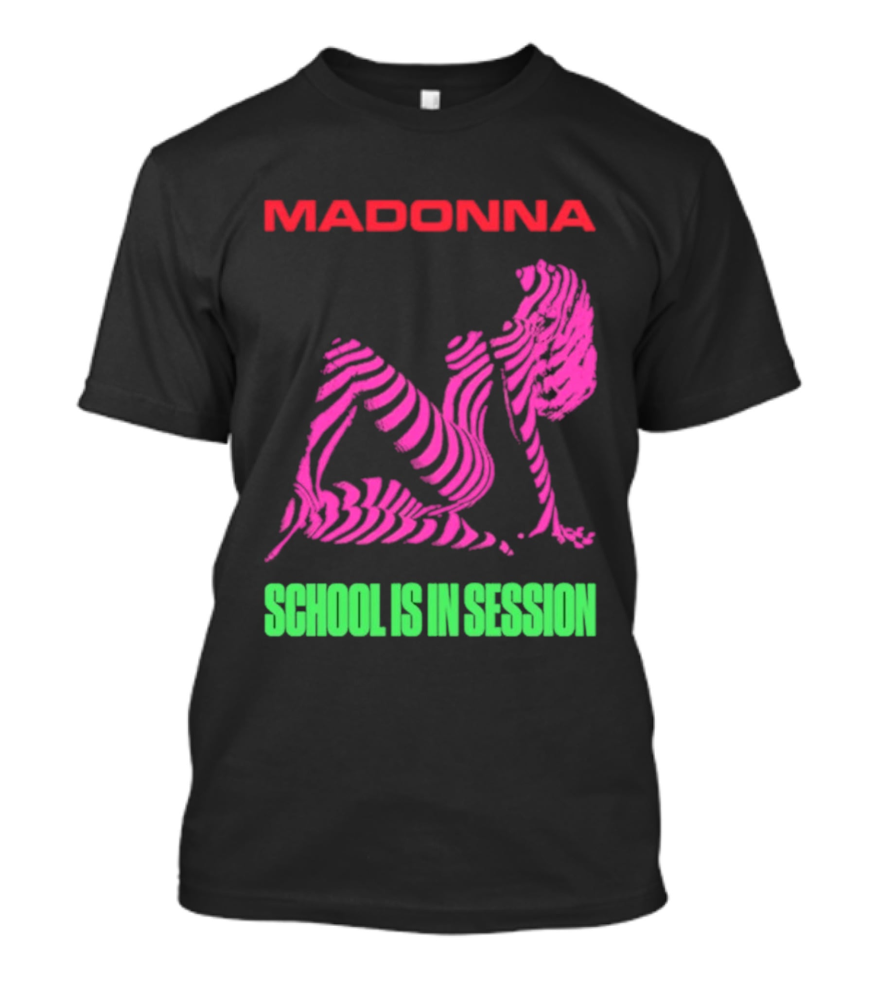Madonna School Is In Session Pink T-Shirt