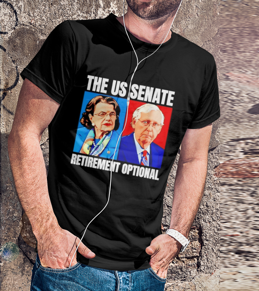 Dianne Feinstein Mitch McConnell The US Senate Retirement Optional T-Shirt