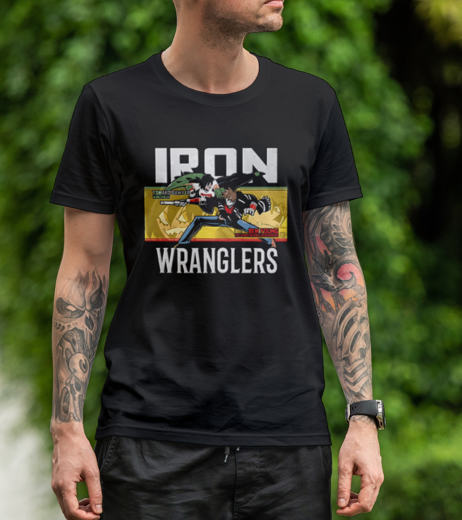 Iron Wranglers Tomako Sawyer Ben Eze Young Wildcats Unbreakable Ranger T-Shirt