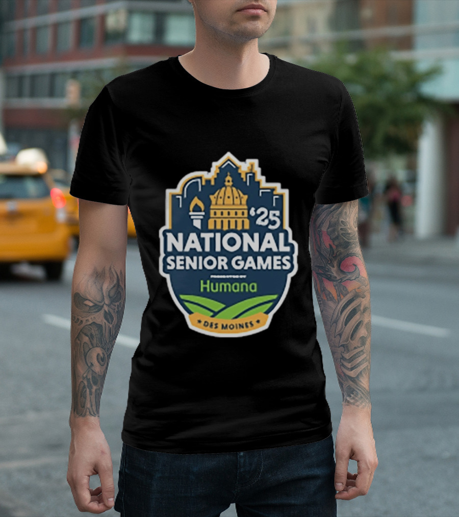 National Senior Games 2025 Presented By Humana Des Moines T-Shirt
