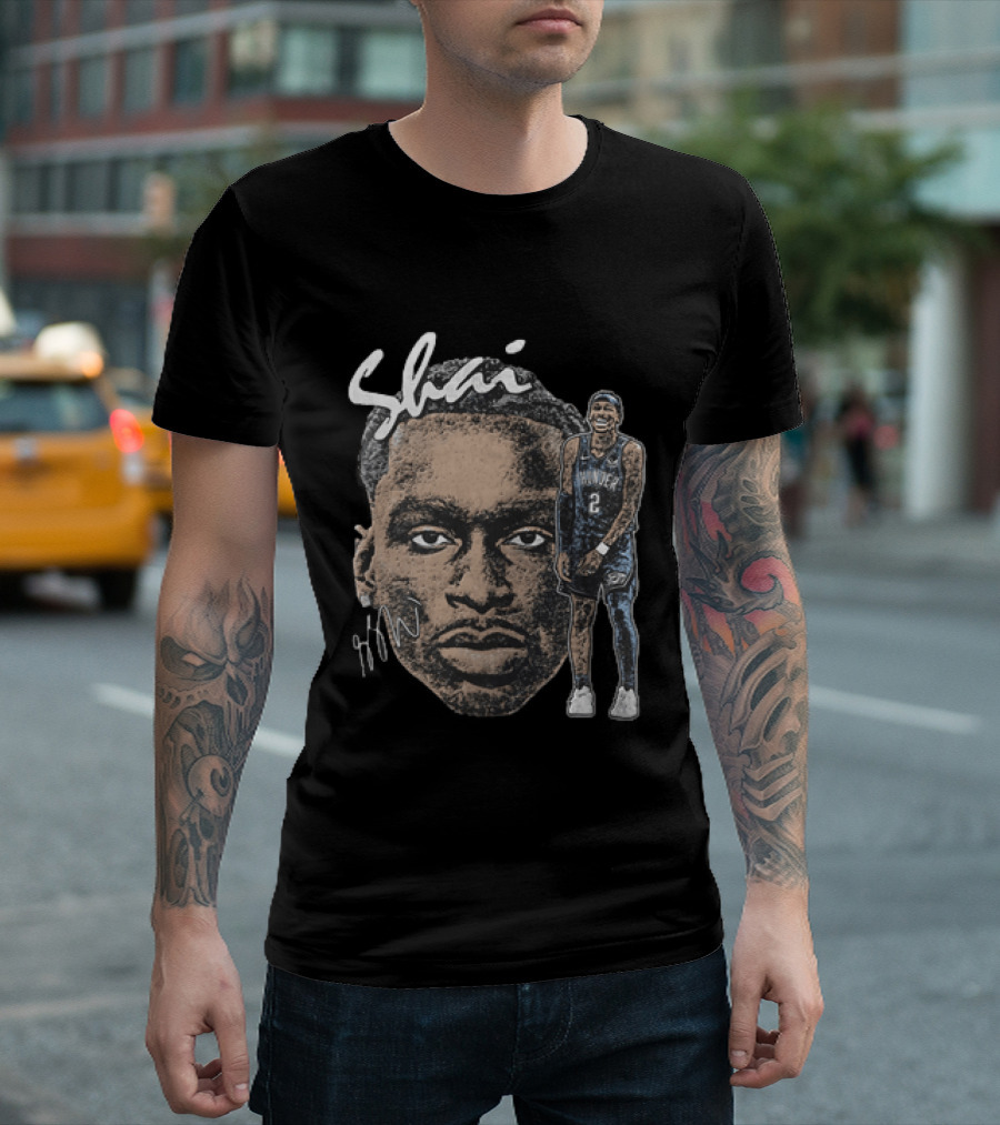 Shai Gilgeous Alexander Oklahoma City Thunder NBA Basketball T-Shirt