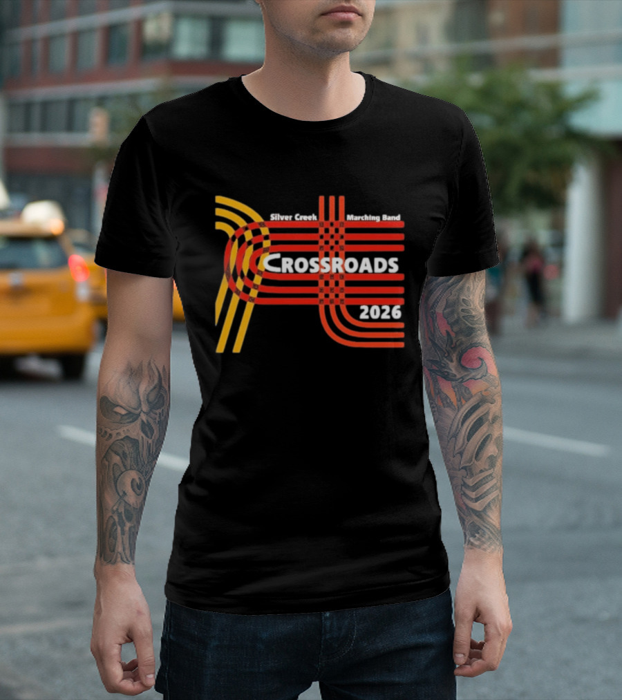 Silver Creek Marching Band Crossroads 2026 Intersection Pathway T-Shirt
