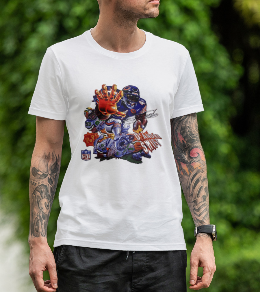 Chicago Bears Pop Art Dandre Swift 4 93 92 NFL T-Shirt