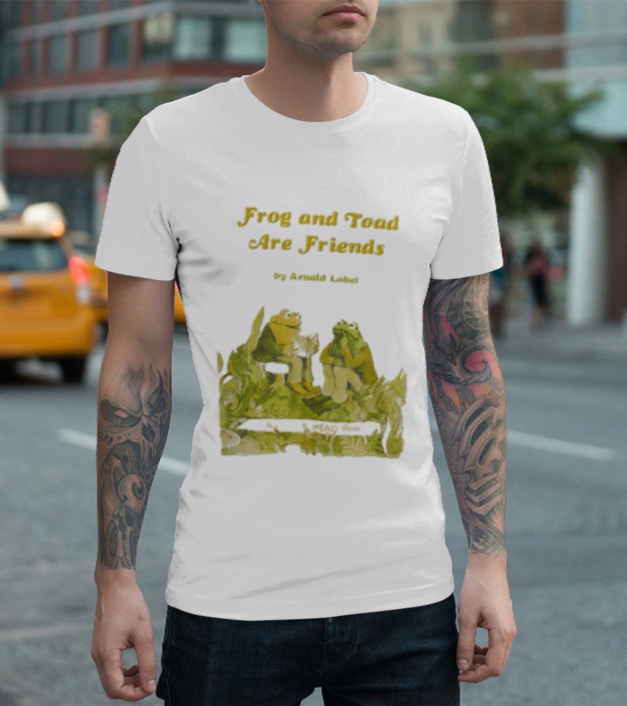Frog And Toad Are Friends By Arnold Lobel Book Cover T-Shirt