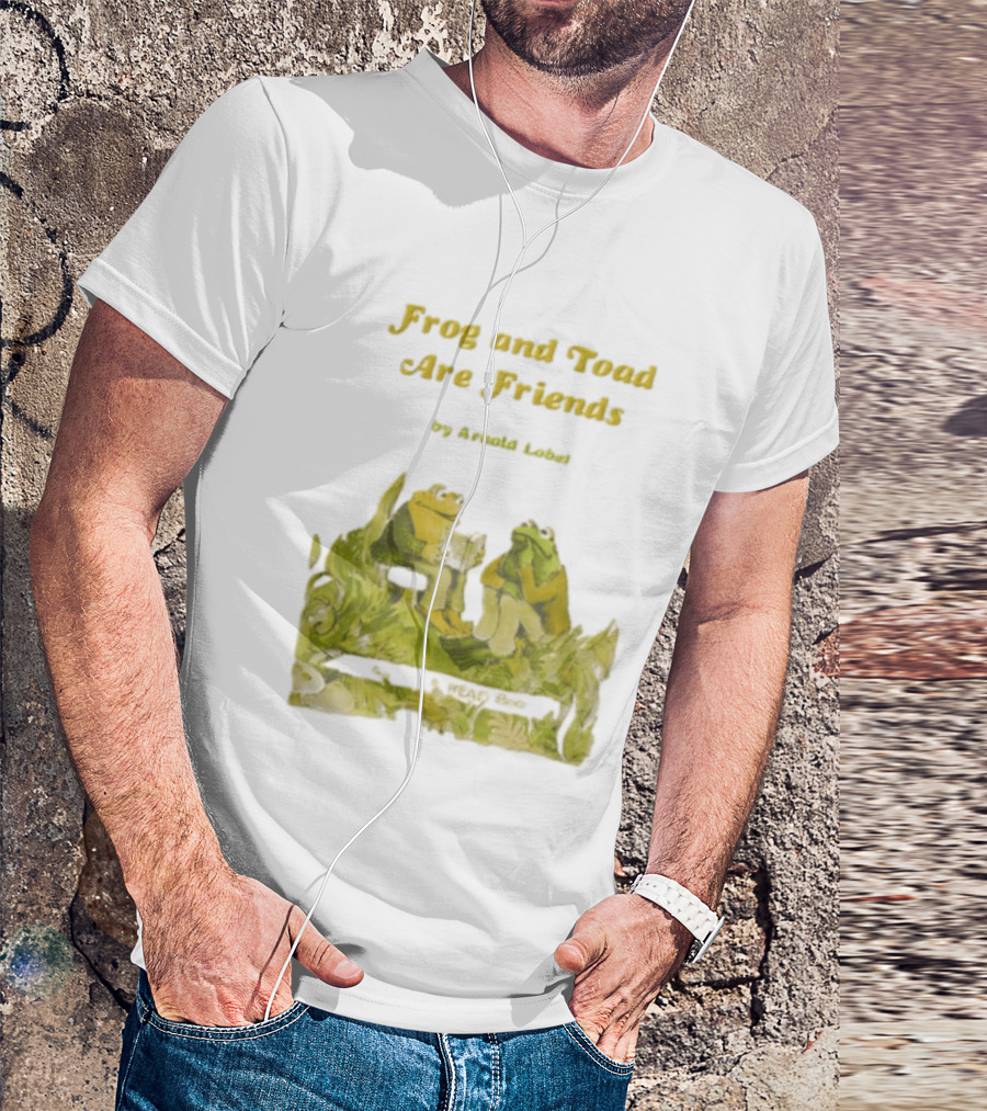 Frog And Toad Are Friends By Arnold Lobel Book Cover T-Shirt