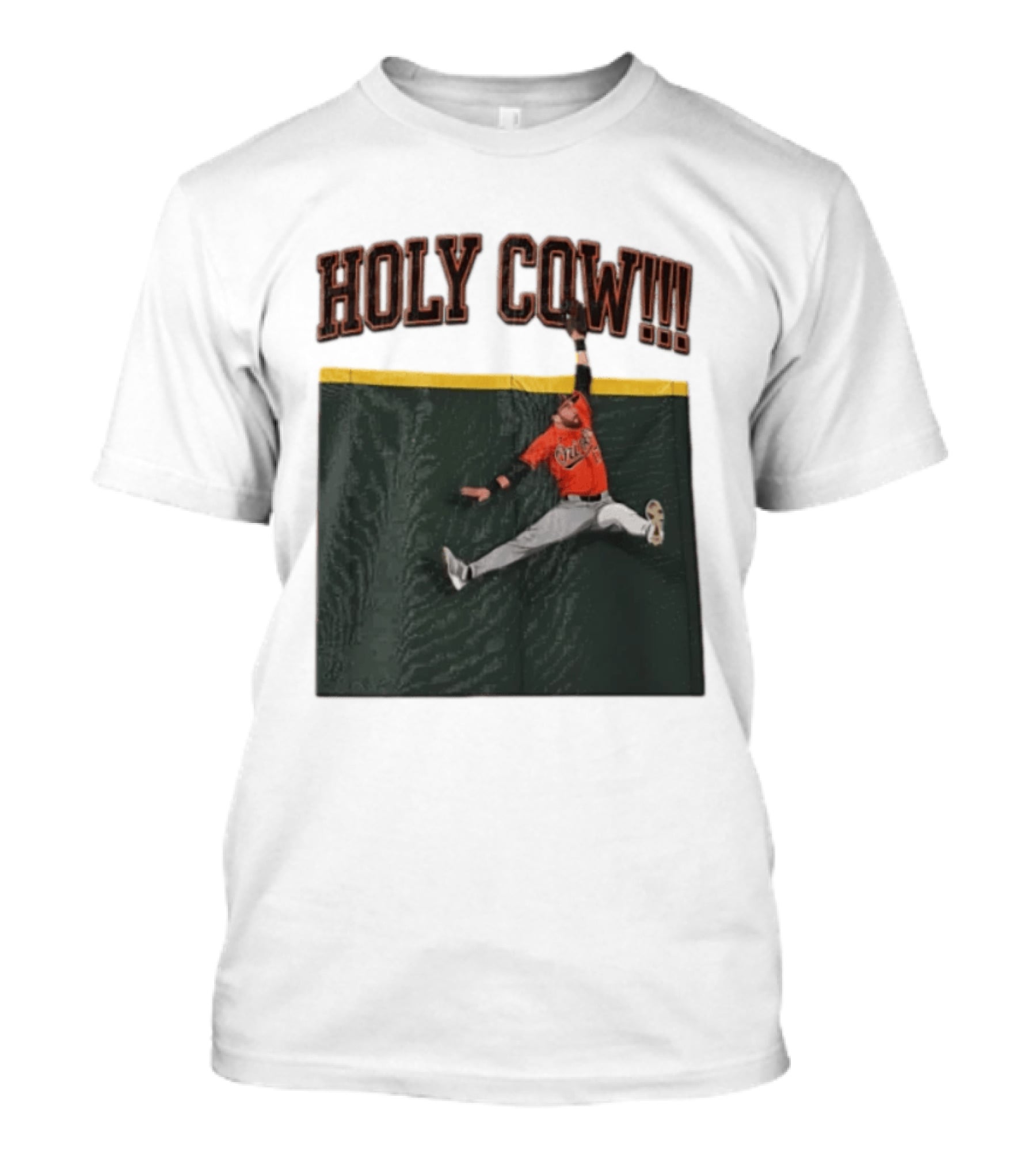 Holy Cow Colton Cowser Baltimore Orioles Catch 2026 T-Shirt