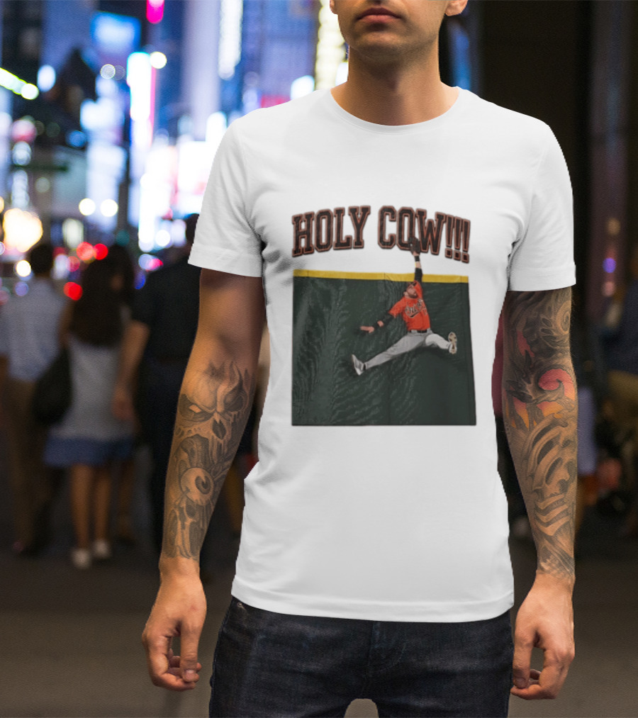 Holy Cow Colton Cowser Baltimore Orioles Catch 2026 T-Shirt