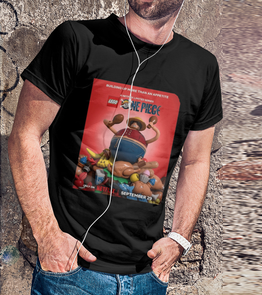 LEGO One Piece Building Up More Than An Appetite A Netflix Limited Series September 29 T-Shirt