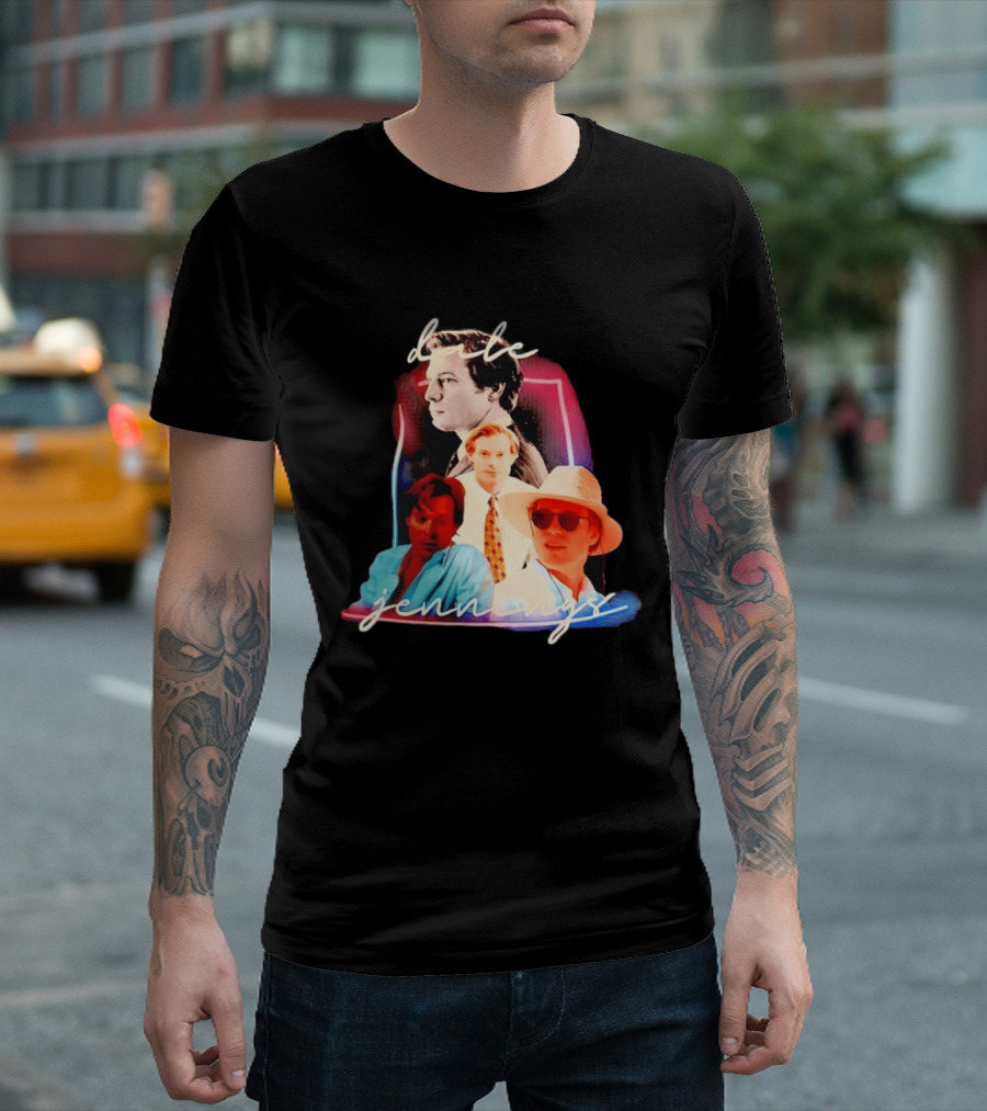 Dale Jennings Actor Retro Pop Art Collage T-Shirt