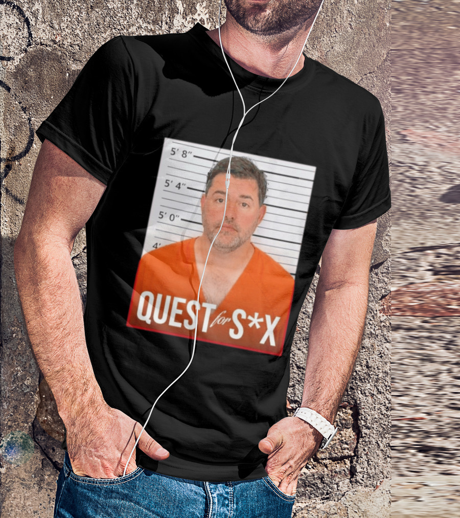 Quest For SX Shot Funny Prison Lineup T-Shirt