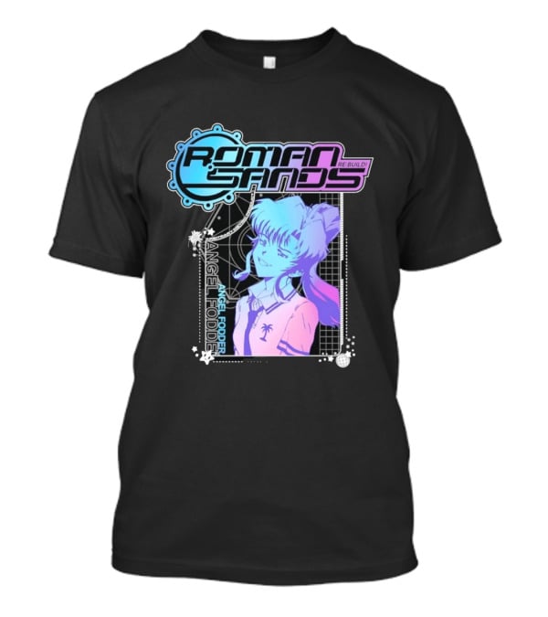 Roman Sands Re Build Angel Fodder Retro Anime Aesthetic T-Shirt