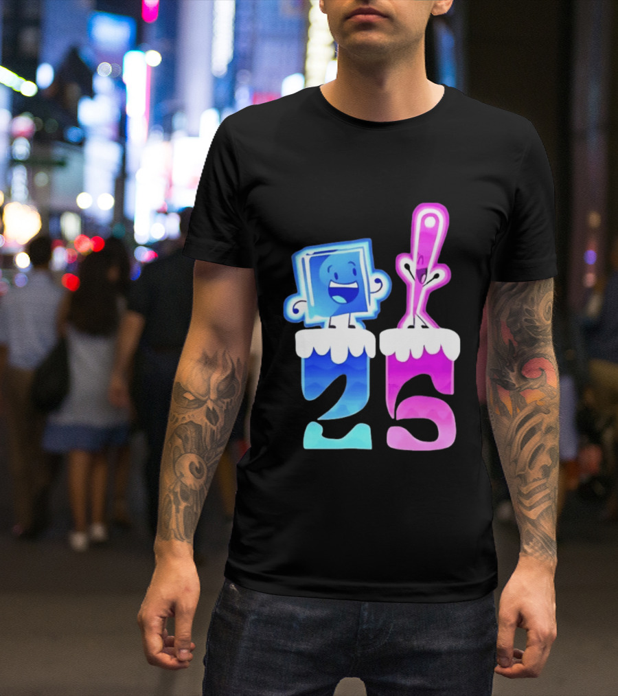 Ice Cube And Needle Battle For Dream Island 25 T-Shirt