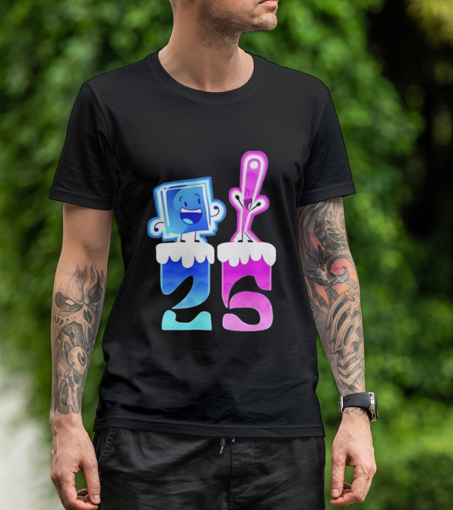 Ice Cube And Needle Battle For Dream Island 25 T-Shirt