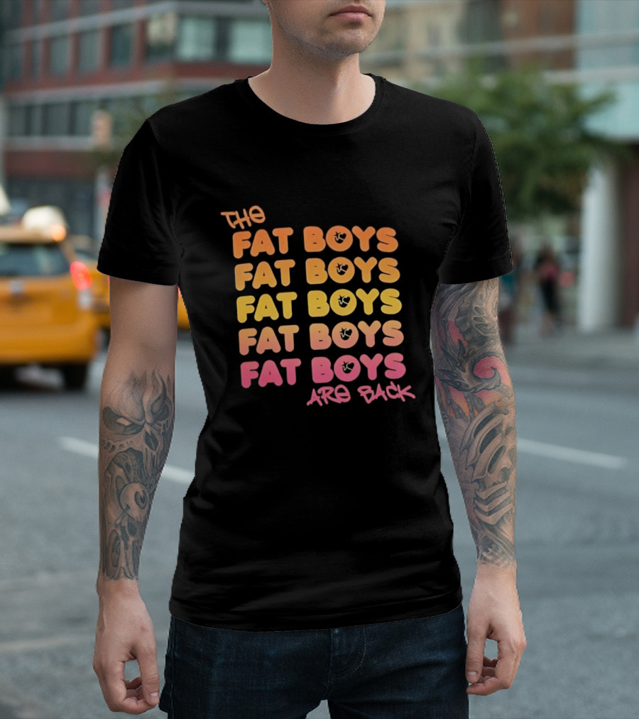 The Fat Boys Are Back 80s Hip Hop Rap Group T-Shirt