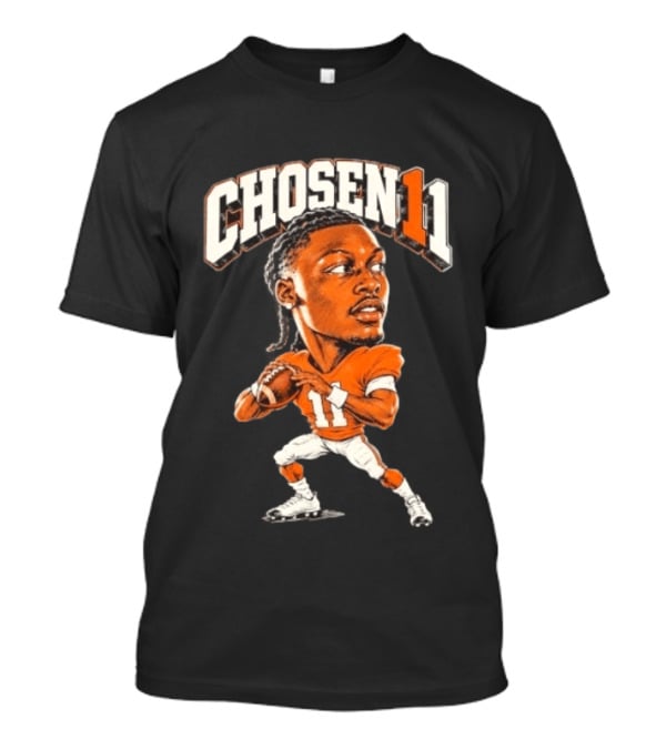 Josh Heupel Chosen11 Tennessee Vols Football Quarterback Caricature T-Shirt