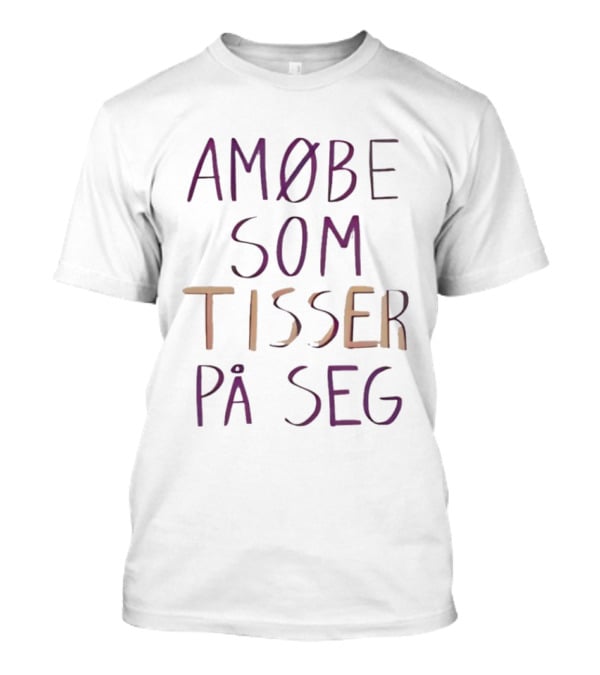 Amøbe Som Tisser På Seg Norsk Norwegian T-Shirt