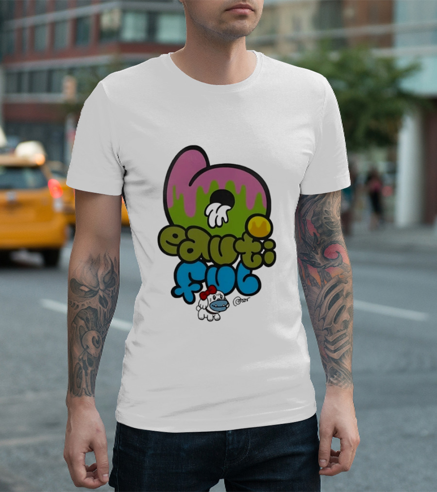 Beautiful Graffiti Melting Popsicle Drip T-Shirt