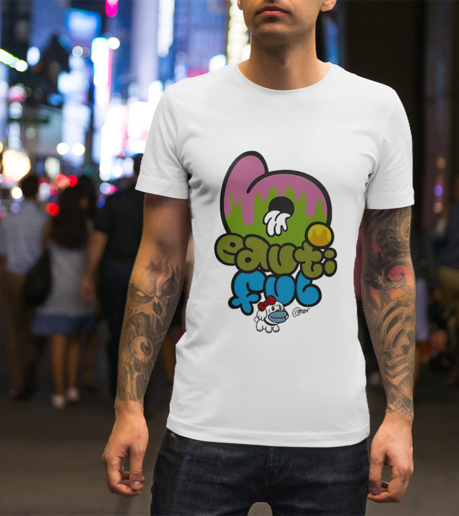 Beautiful Graffiti Melting Popsicle Drip T-Shirt