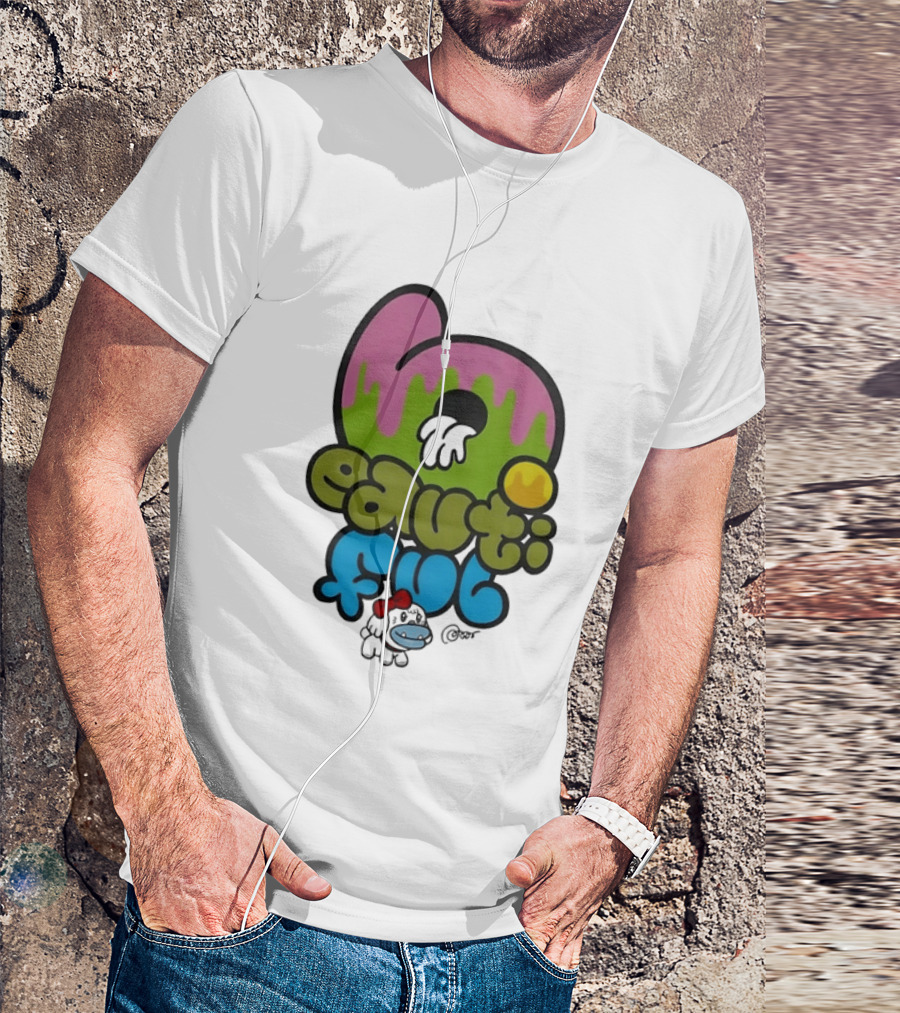 Beautiful Graffiti Melting Popsicle Drip T-Shirt