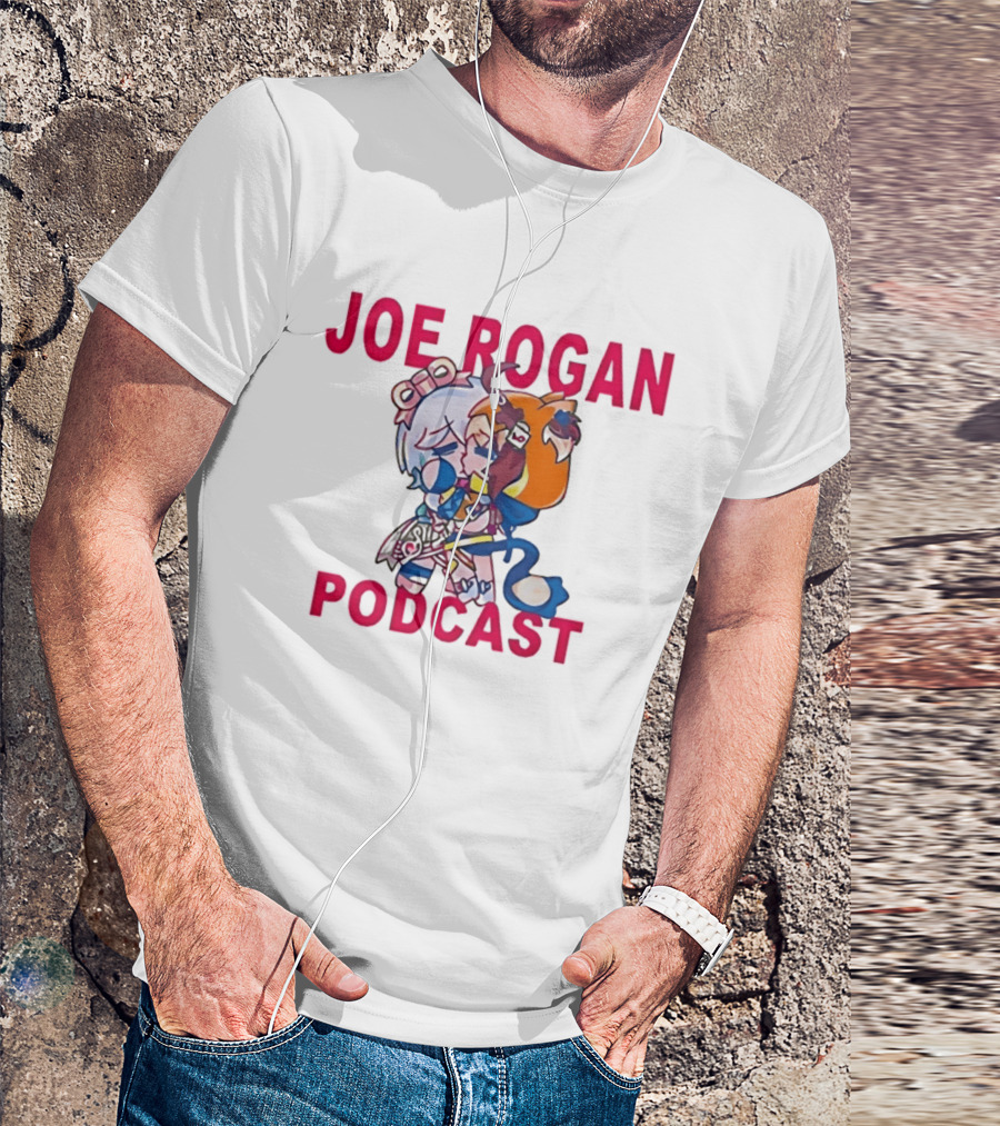 Joe Rogan Podcast Chibi Anime Manga T-Shirt