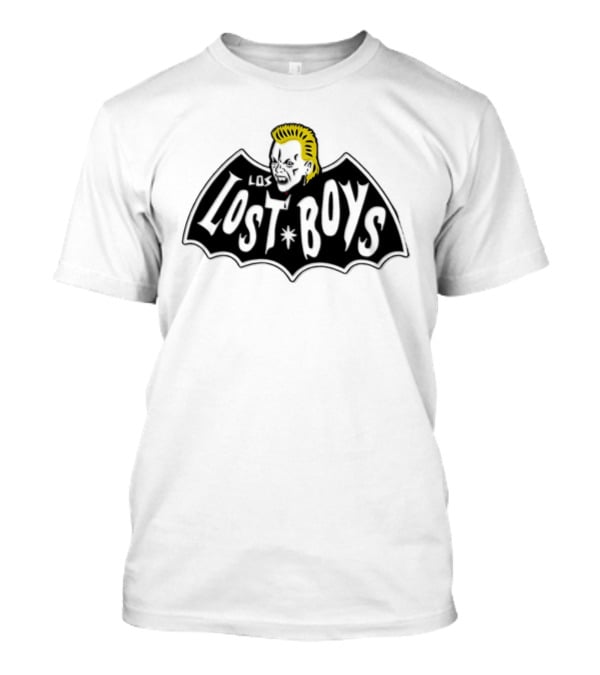 Lost Boys Vampire Theme With Bat And Blonde T-Shirt