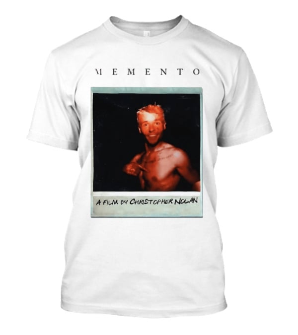 Memento A Film By Christopher Nolan Guy Pearce Polaroid Image T-Shirt