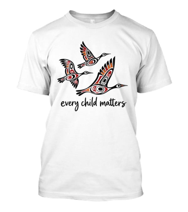 Every Child Matters Indigenous Bird Symbolism T-Shirt