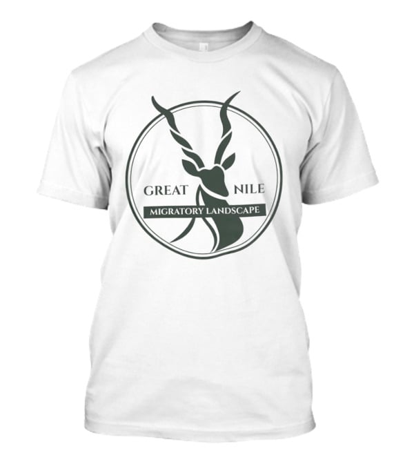 Great Nile Migratory Landscape Wildlife Antelope Circle T-Shirt