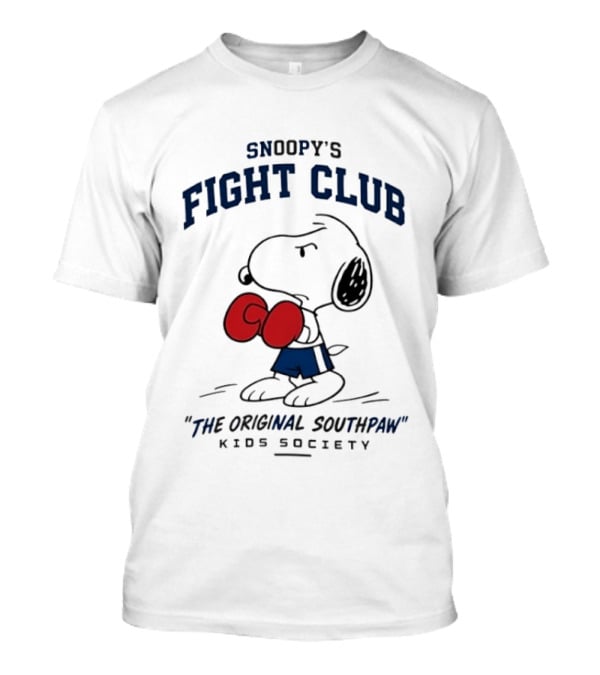 Snoopy's Fight Club Kids Society The Original Southpaw T-Shirt
