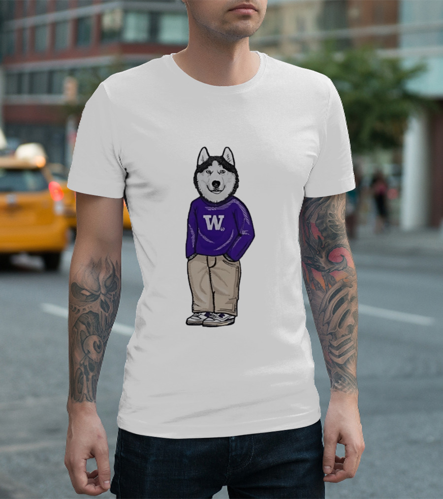 University Of Washington Husky Streetwear Boy UW W T-Shirt
