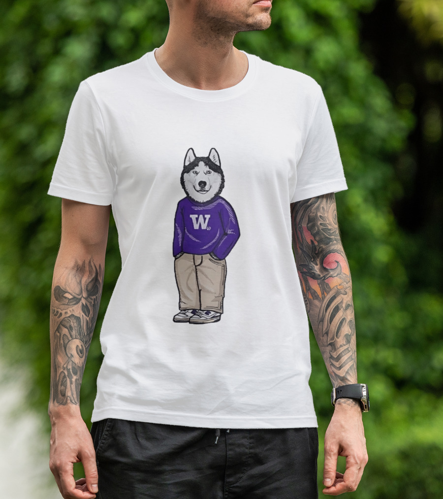 University Of Washington Husky Streetwear Boy UW W T-Shirt