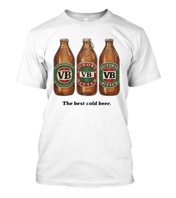 Victoria Bitter VB The Best Cold Beer Bottles T-Shirt