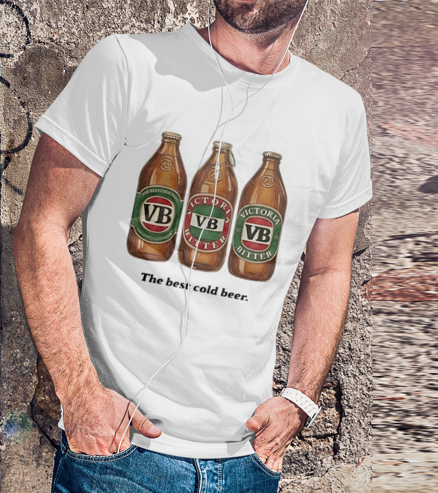 Victoria Bitter VB The Best Cold Beer Bottles T-Shirt