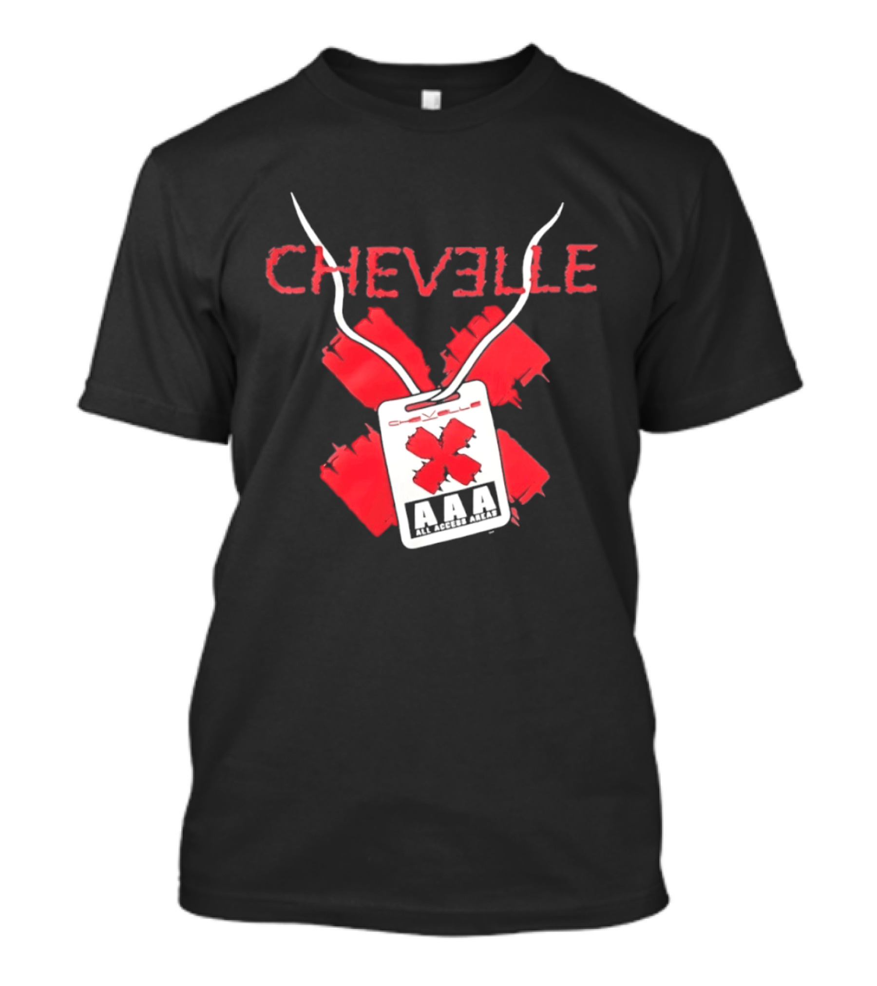 Chevelle AAA All Access Pass Red X Band Tour T-Shirt