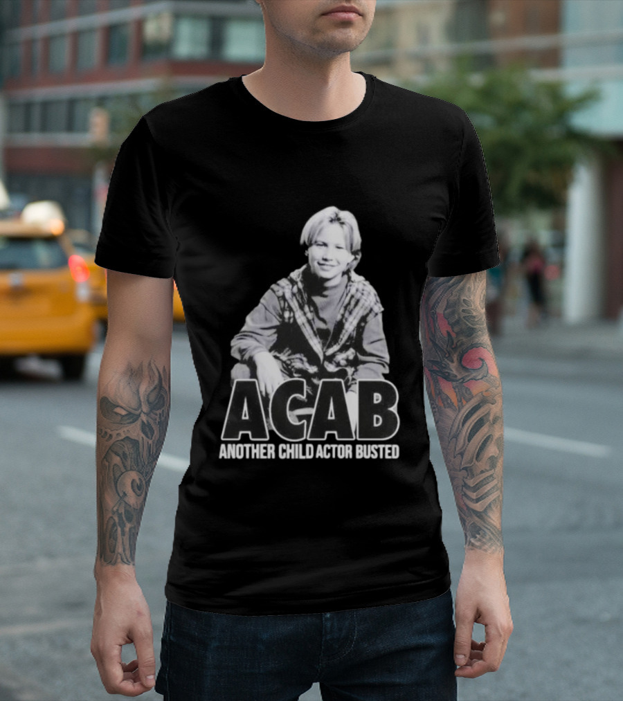 Jonathan Taylor Thomas ACAB Another Child Actor Busted T-Shirt