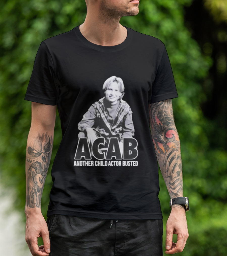Jonathan Taylor Thomas ACAB Another Child Actor Busted T-Shirt