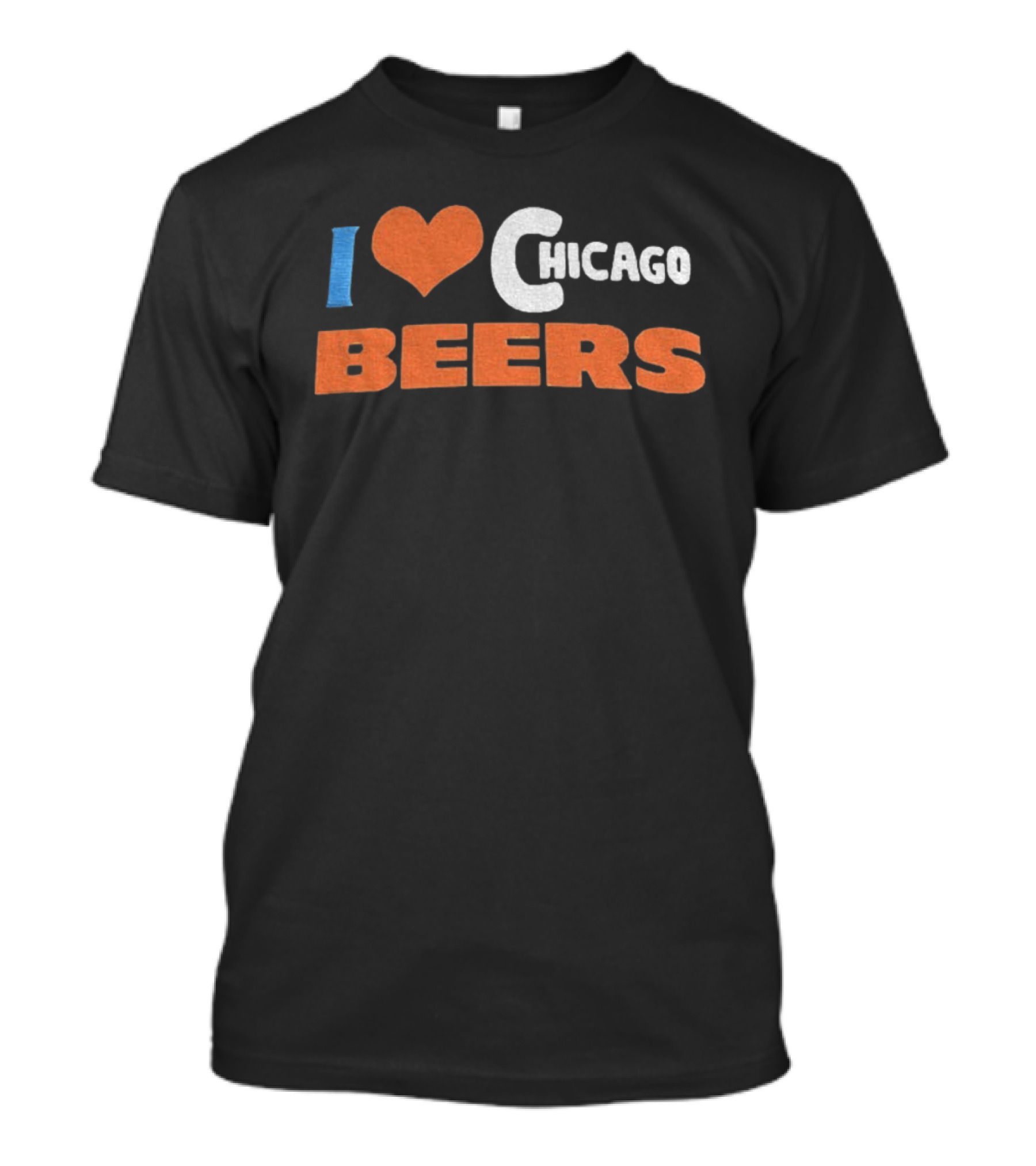 I Love Chicago Beers Dad T-Shirt
