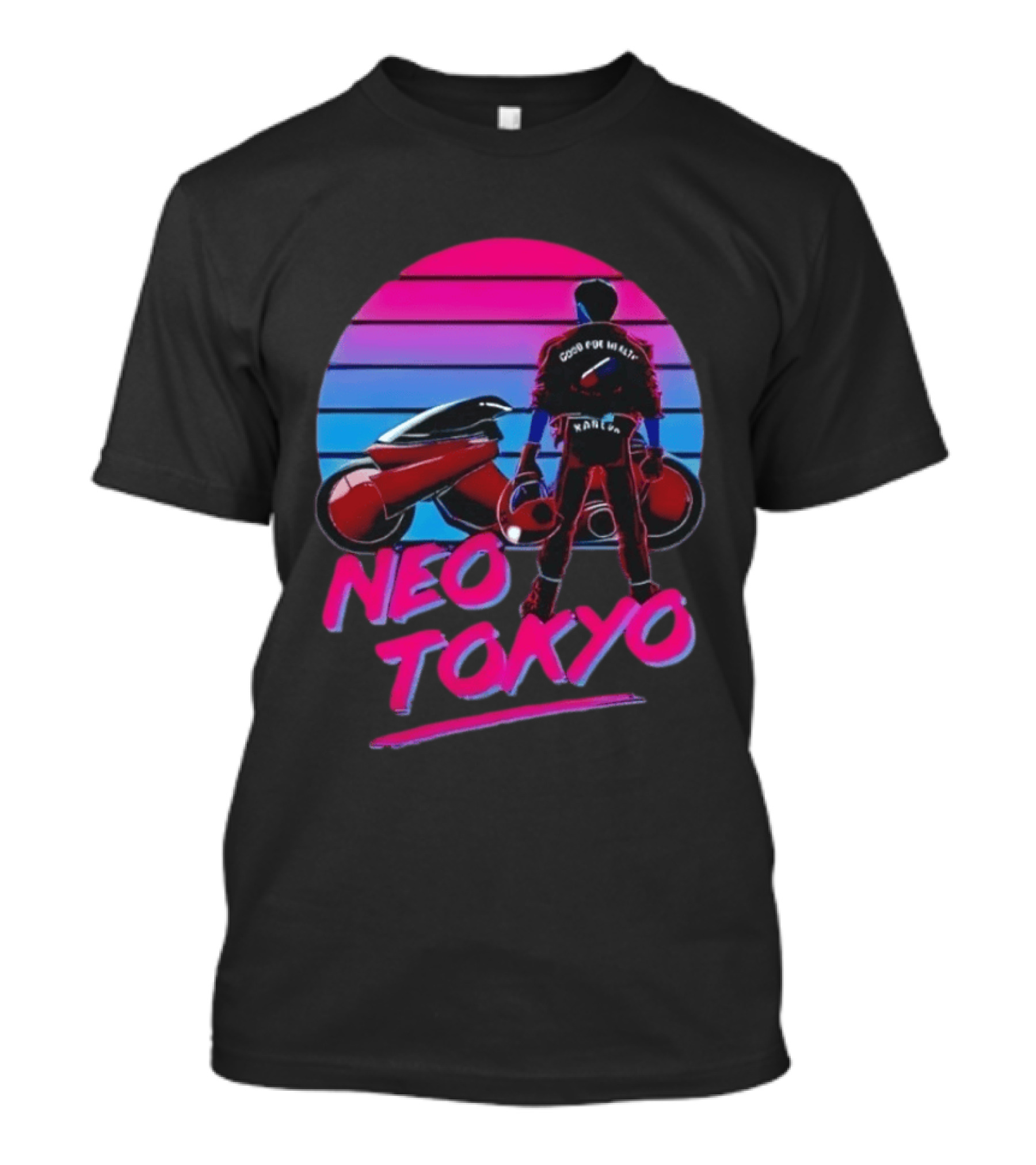 Kaneda Neo Tokyo Good For Health Bad For Education T-Shirt
