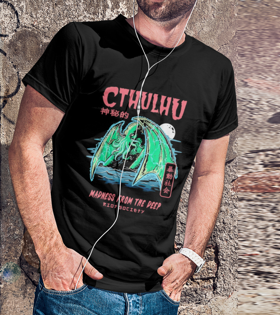 Cthulhu Madness From The Deep Riot Society T-Shirt