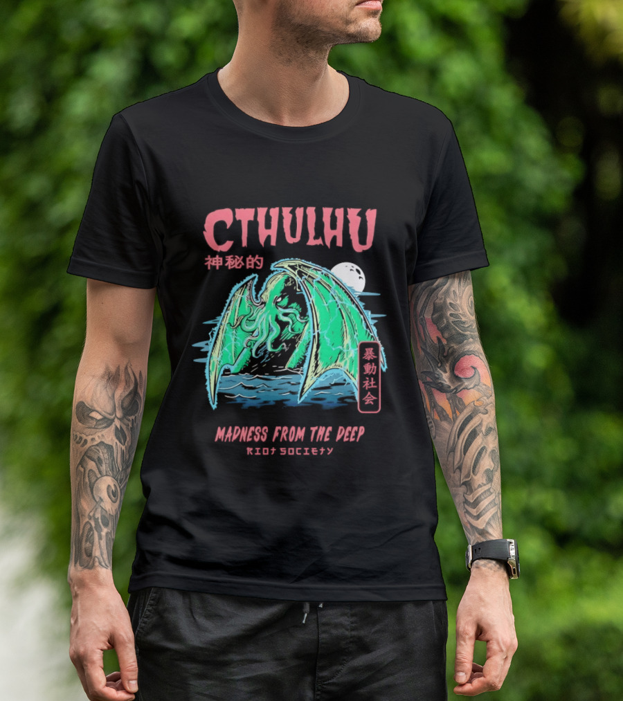 Cthulhu Madness From The Deep Riot Society T-Shirt