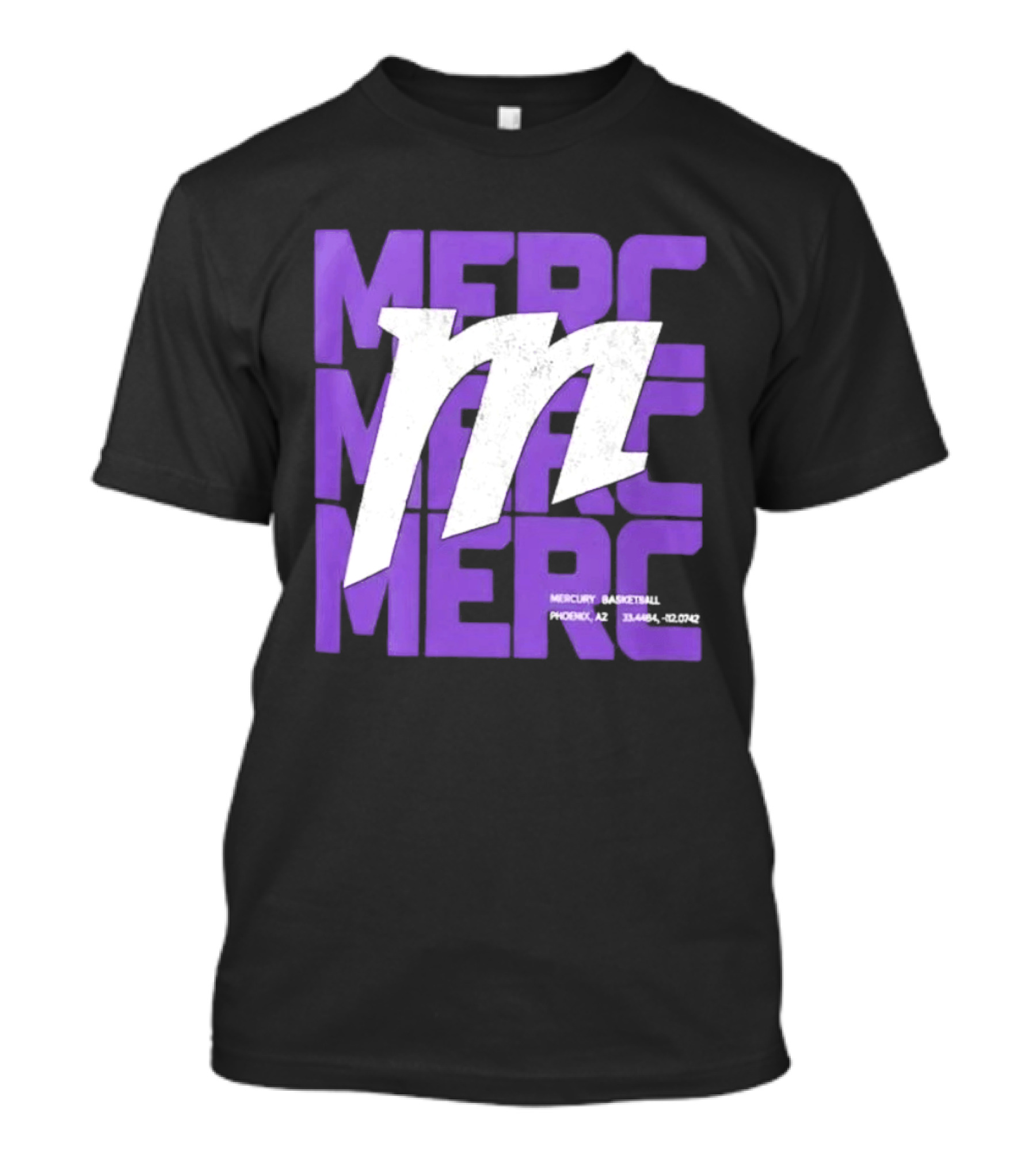 Phoenix Mercury X Factor MERC Basketball Team WNBA Arizona T-Shirt