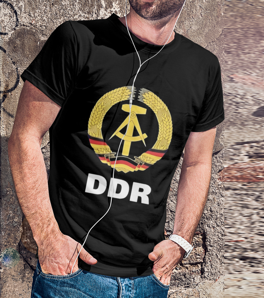 DDR German Democratic Republic Emblem East Germany T-Shirt
