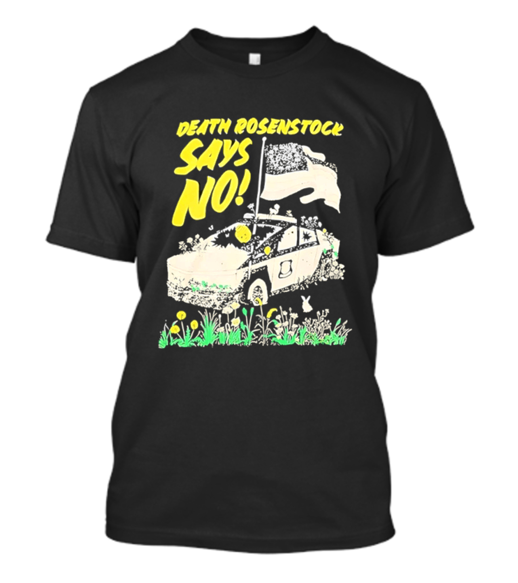 Death Rosenstock Says No Car Flowers Indie Rock Alternative Music T-Shirt